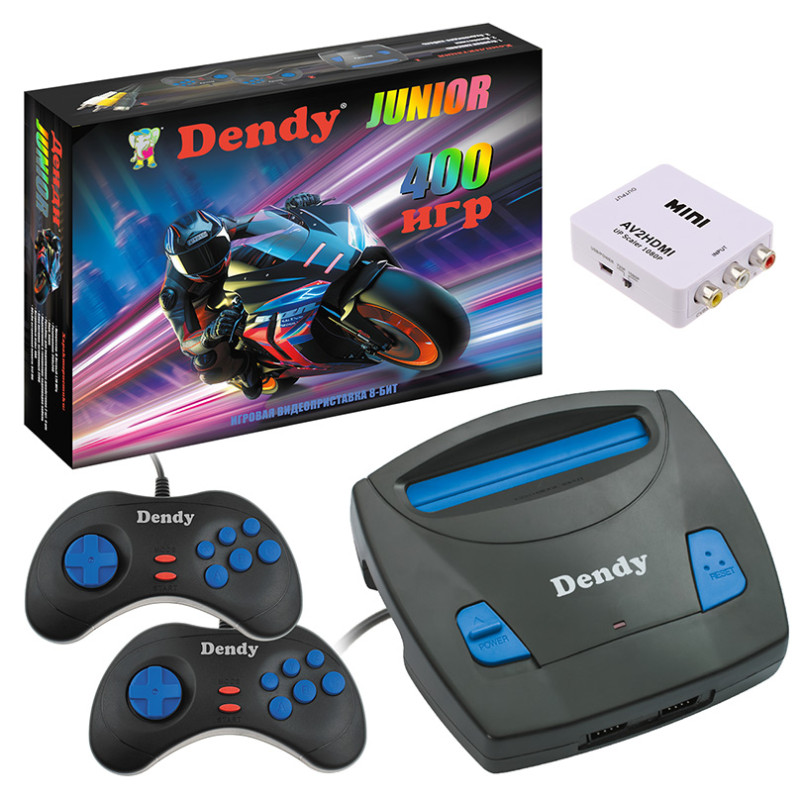 Купить игровую приставку Dendy Junior 400 со световым пистолетом в ...