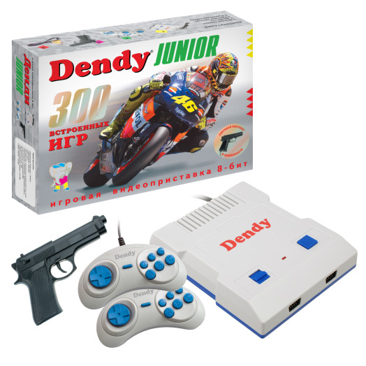 Dendy Junior 300 игр + световой пистолет