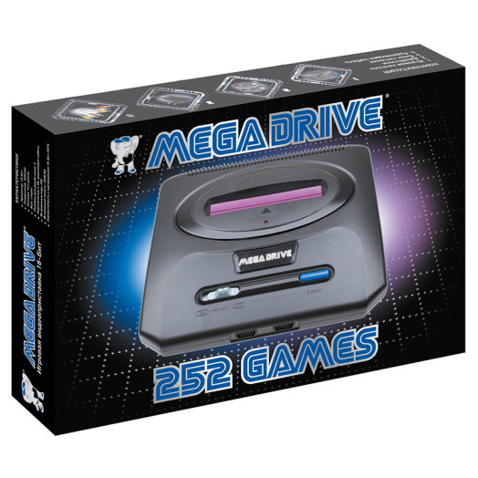 Сборник 252 встроенных игр для приставки Mega Drive 252 игры