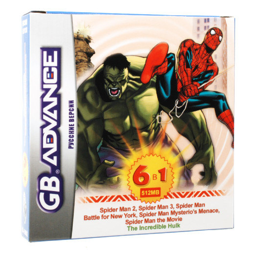 Сборник 6 игр для GBA с Spider-Man