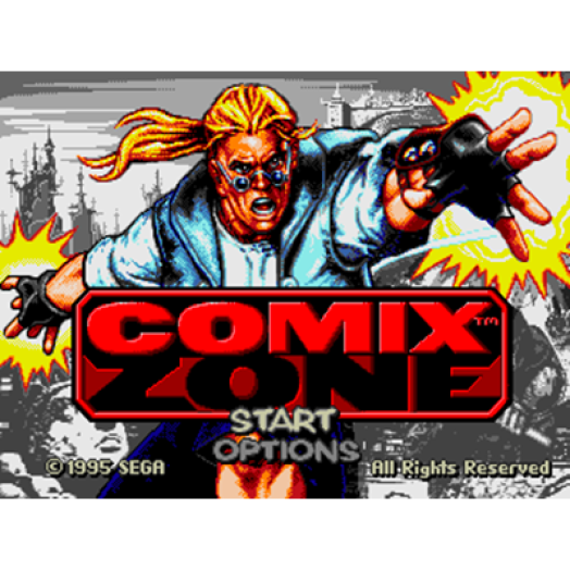 Comix Zone 16-бит Сега