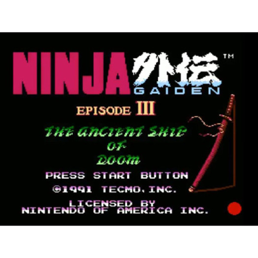 Ninja Gaiden III: The Ancient Ship of Doom